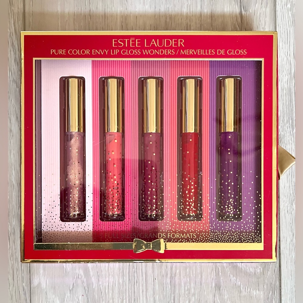 (NWB) Estee Lauder Lip Gloss Collection limited edition, 5 full sizes